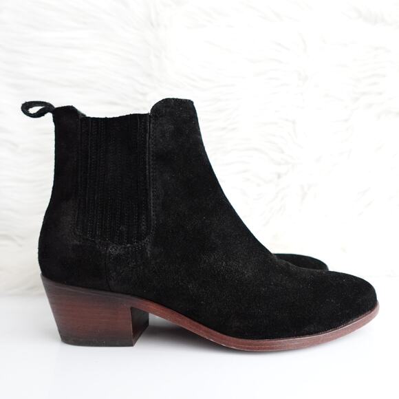 Thursday Boot Co Dreamer Bootie Black Suede - Picture 1 of 11